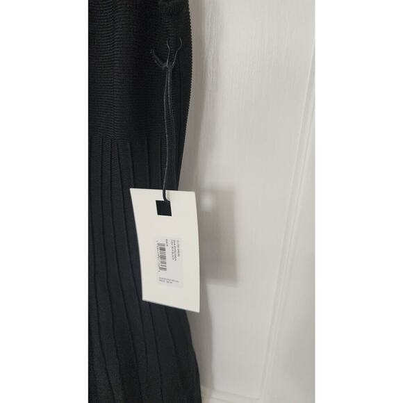 STAUD Black Elyse Dress Sz M - Picture 5 of 6